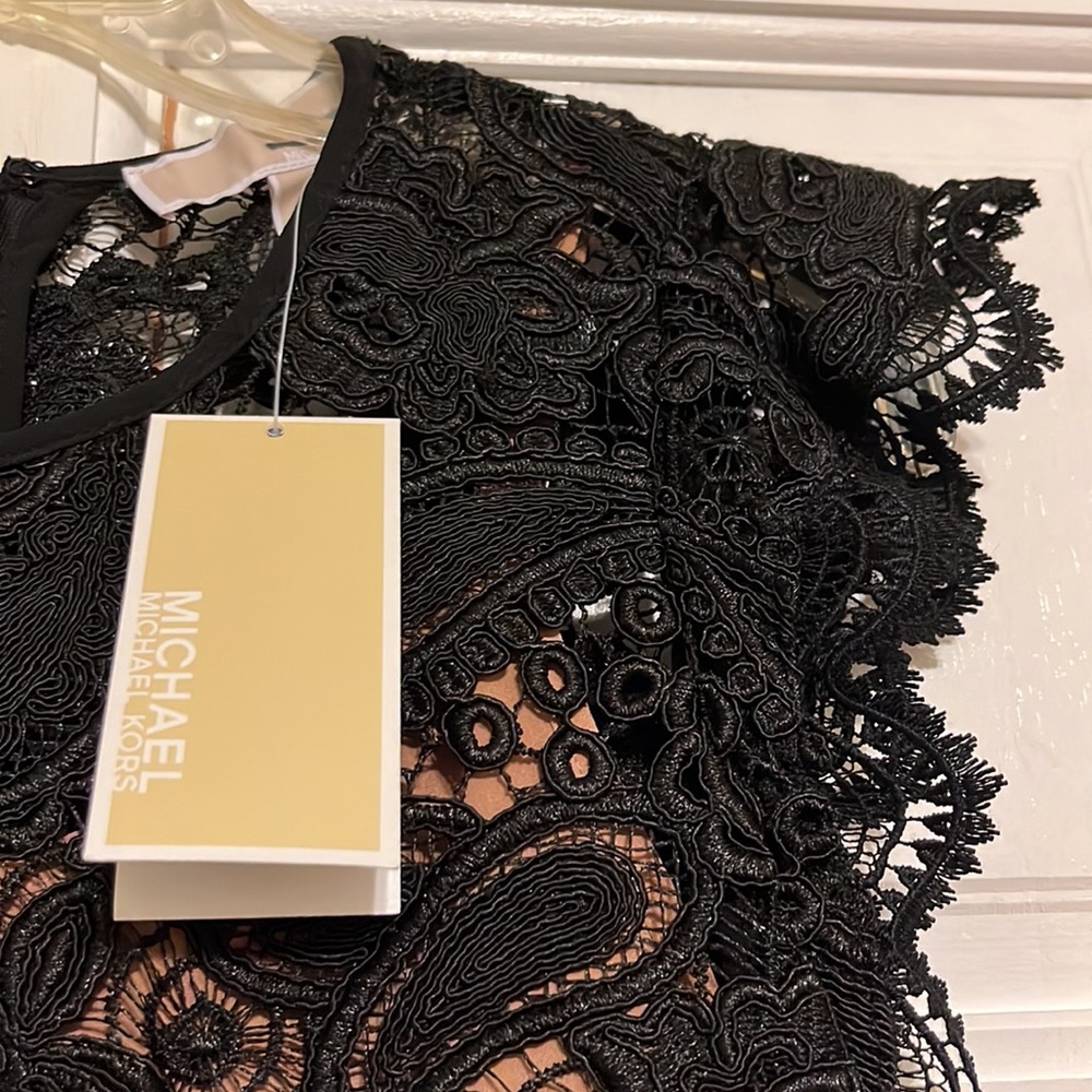 NWT MICHAEL Michael Kors Lace Dress. Size 00 - Picture 4 of 12